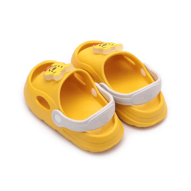 【Disney 迪士尼】13-16cm 小熊維尼涼鞋 黃 中小童鞋