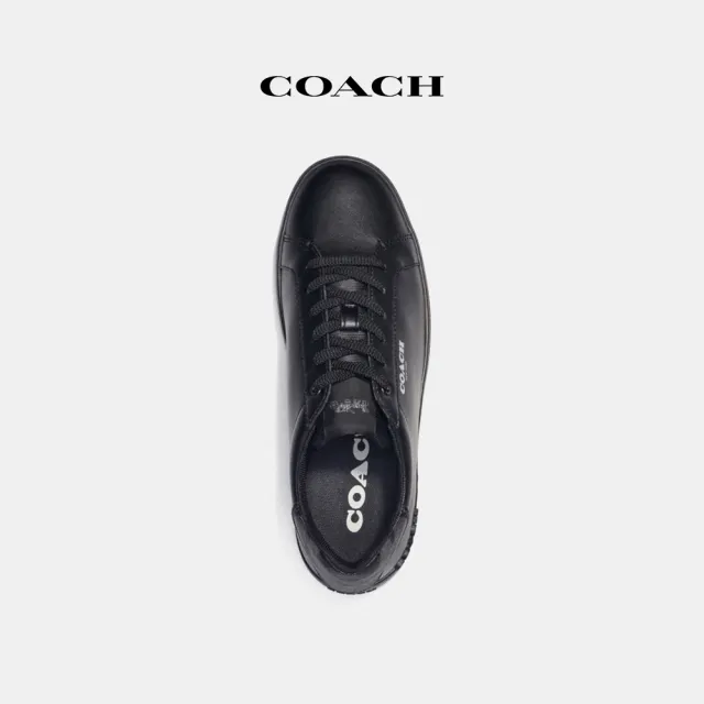 【COACH蔻馳官方直營】CLIP經典Logo低筒運動鞋-黑色(CC724)