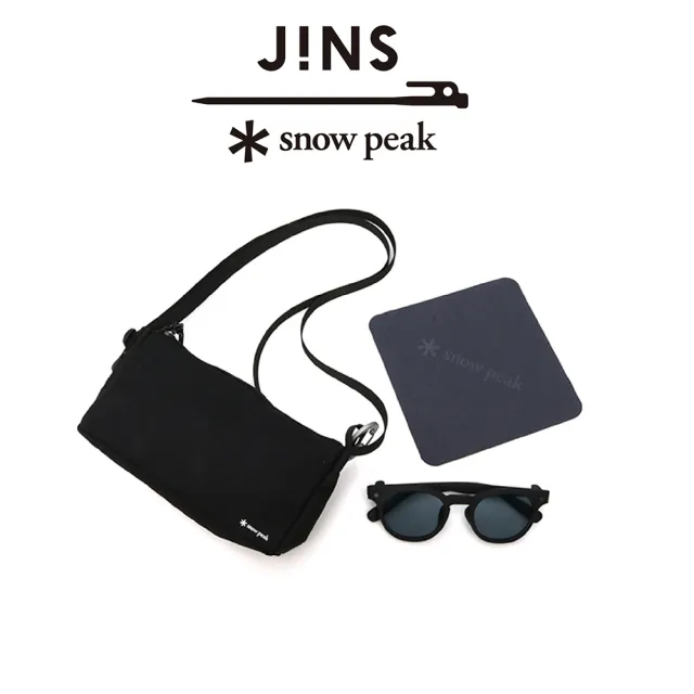 【JINS】x Snow Peak 聯名第3彈 磁吸式兩用SWITCH眼鏡 黑色x駕駛(URF-23S-016)