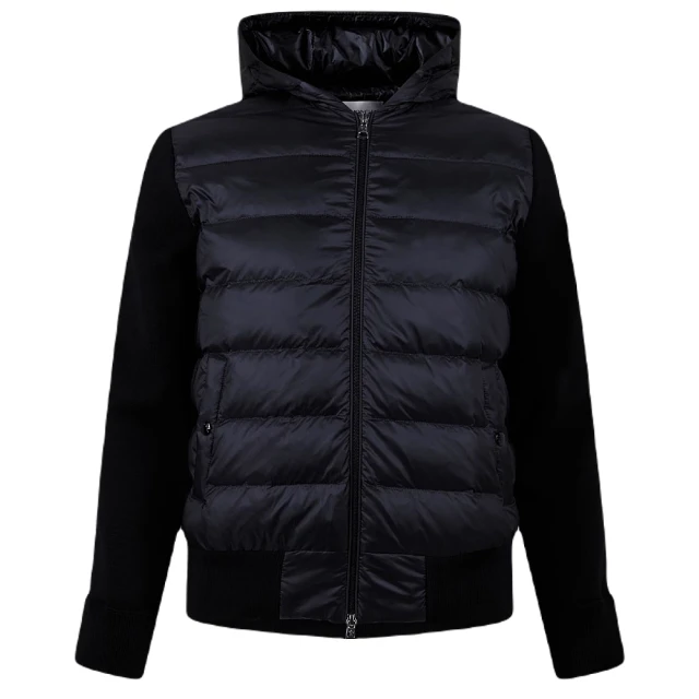 MONCLER 秋冬新款 男款 羽絨拼接外套-黑色(2號USA-M、3號USA-L、4號USA-XL)