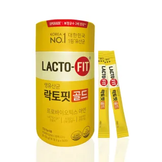 【韓國鍾根堂】LACTO-FIT GOLD升級版 益生菌 大童及成人款(1入組-共50包)