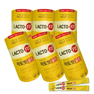 【韓國鍾根堂】LACTO-FIT GOLD升級版 益生菌 大童及成人款(6入組-共300包)