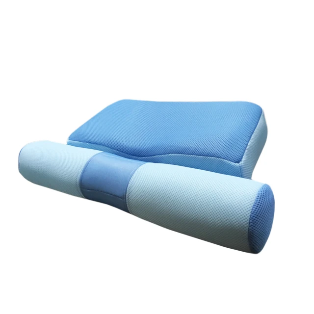 YAMAKAWA 全方位護頸枕/家E枕/可水洗(1入組-一般款藍色)