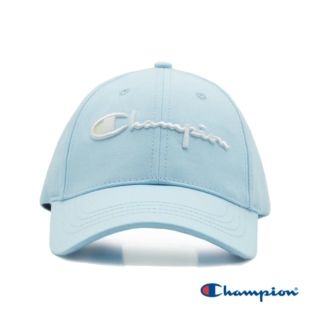 Champion 官方直營-刺繡LOGO棒球帽-童(淺藍色)