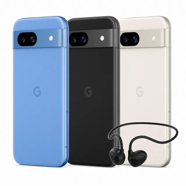 【Google】Pixel 8a 6.1吋 5G(8G/128G/Google Tensor G3/6400萬像素/AI手機)(運動藍牙耳機組)