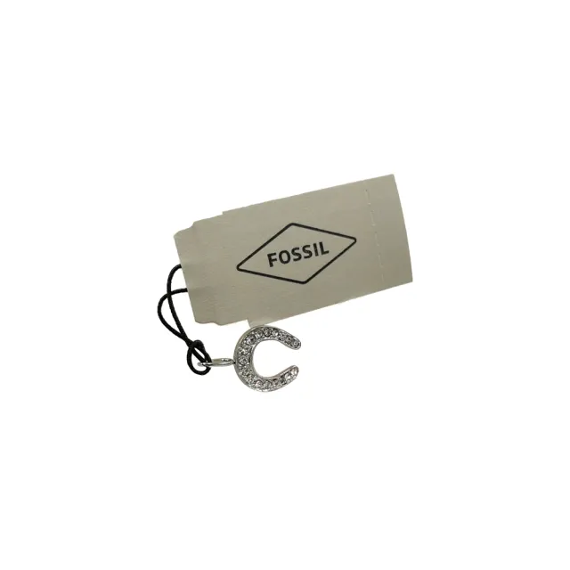 【FOSSIL】Fossil 文具吊飾 現貨 銀色 不鏽鋼 吊飾  包包掛件 附束口袋(吊飾8944DC3)