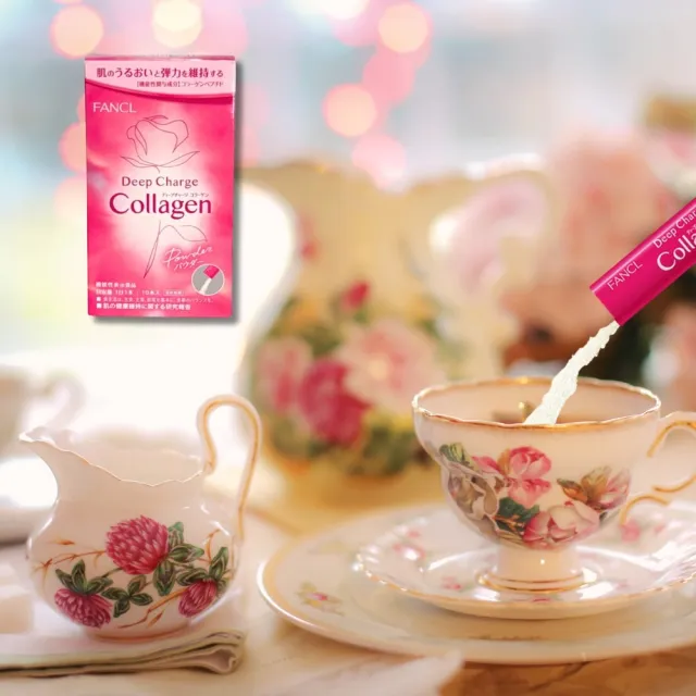 【FANCL 芳珂】低分子 Collagen 鮭魚萃取 膠原蛋白粉3入組(10天份/盒)