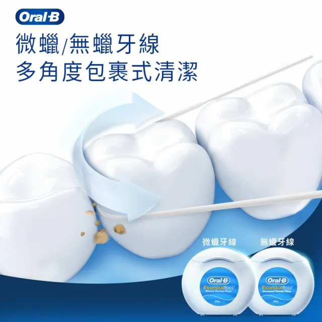 【Oral-B 歐樂B】無蠟牙線50公尺 x12入