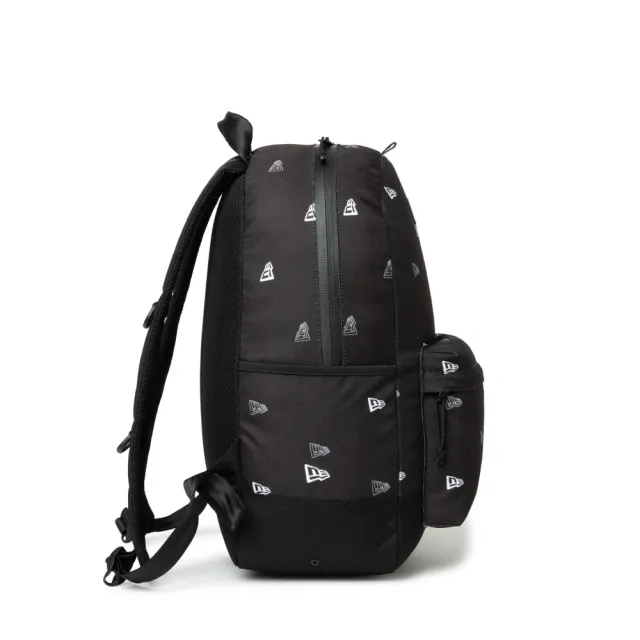 【NEW ERA】雙11 NEW ERA 男 女 後背包 日版LIGHT PACK NE MONOGRAM黑(NE14201361)
