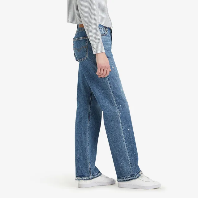 【LEVIS 官方旗艦】501 90s女款中腰直筒丹寧牛仔褲 人氣新品 A1959-0052