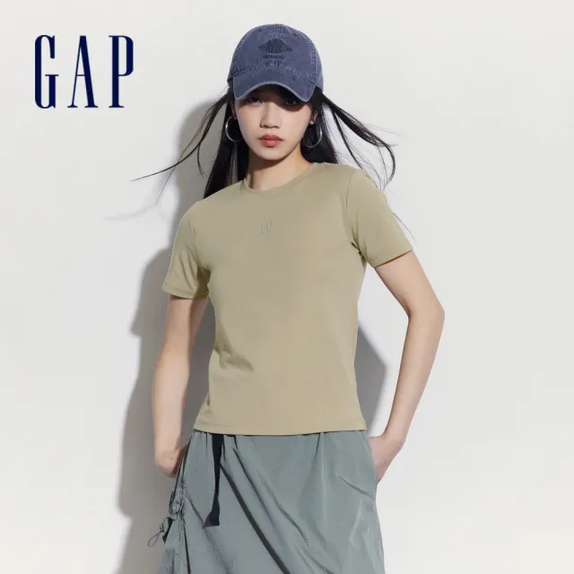 【GAP】男女裝 Logo純棉圓領短袖T恤 -多款任選(465273&548050&543986&463163)