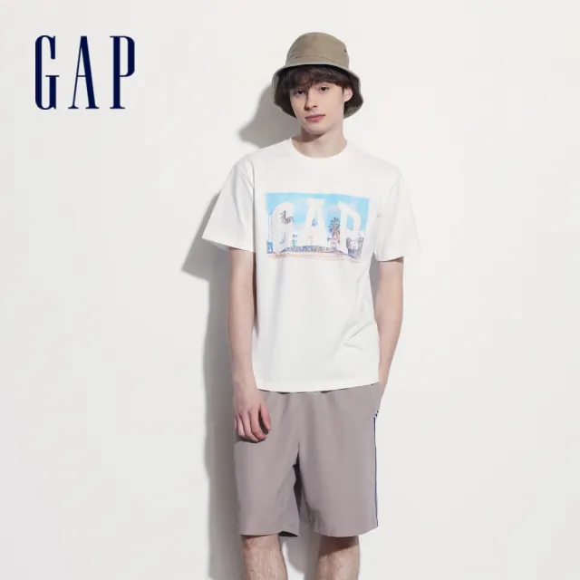 【GAP】男女裝 Logo純棉圓領短袖T恤 -多款任選(465273&548050&543986&463163)