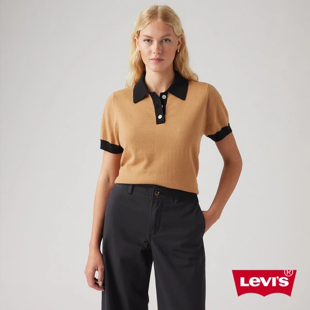 LEVIS 官方旗艦 女款 針織短袖POLO衫 人氣新品 A8892-0000