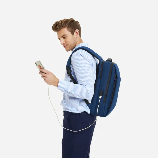 【Nordace】Bergen 藍色輕便日常背包(日常及旅行上班上學)