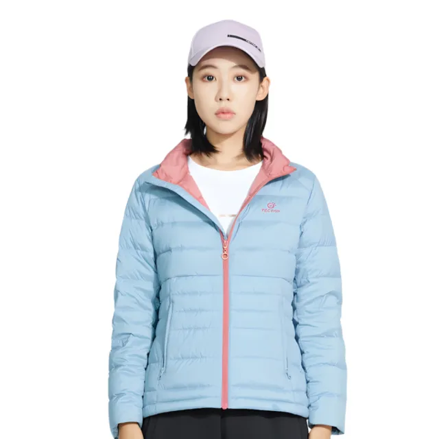 【TECTOP 探拓戶外】女款9239468輕量立領羽絨外套(禦寒保暖、透氣舒適、純正白鴨絨)
