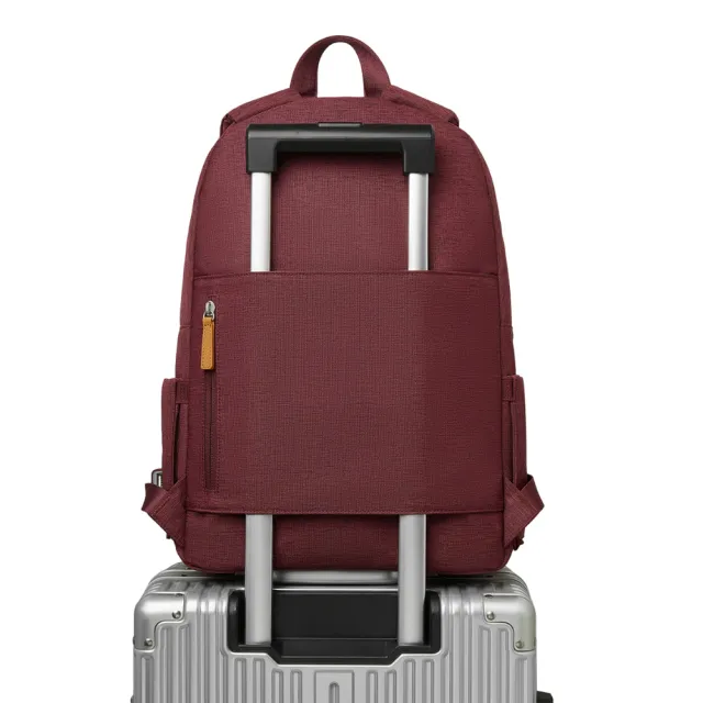 【Nordace】雙11 Siena Pro 經典紅色後背包/書包/電腦包 ND1121-3(日常及通勤上班上學)
