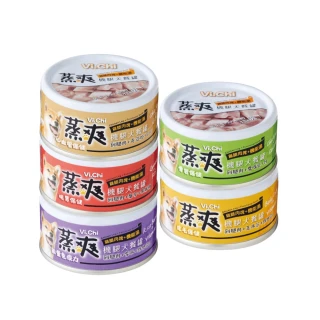 【Vi.chi 維齊】蒸爽機腿犬餐罐〈雞腿肉塊+機能湯〉80g*48罐組(狗罐/犬罐 全齡適用)