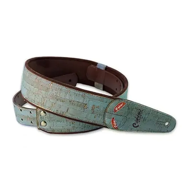 【RightOn Straps】Cork Teal 吉他背帶(Mojo 系列 吉他背帶 貝斯背帶 西班牙進口)