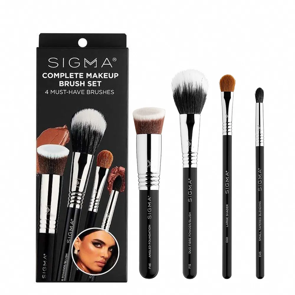 【Sigma】極致美妝經典刷具四件組 Complete Makeup Brush Set(專櫃公司貨)