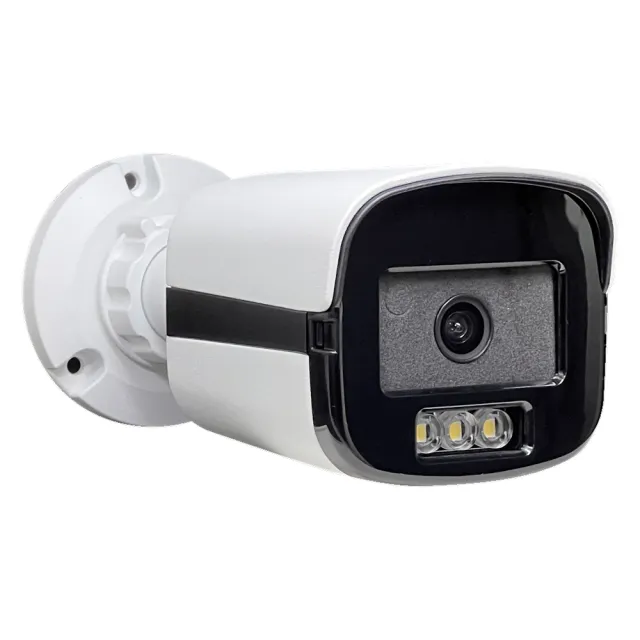 【CHICHIAU】5MP TVI 同軸音頻 500萬畫素夜間全彩槍機型監視器攝影機 4mm