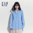 【GAP】男女裝 防曬翻領短袖/長袖襯衫-多款任選(463127&510289)