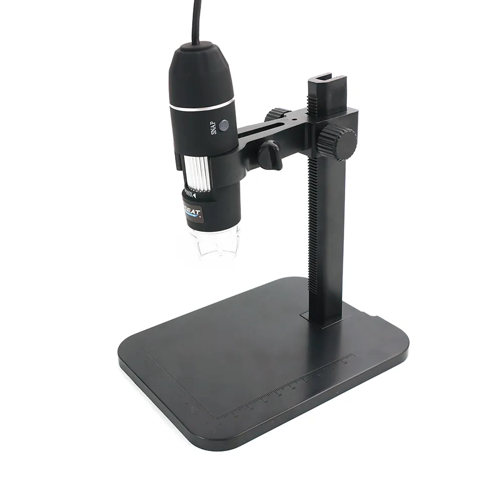 兒童顯微鏡 數位放大鏡 附支架 科學實驗 電子放大鏡 鑒定 電子顯微鏡 放大1000倍手機顯微鏡(550-MS1000+FF)