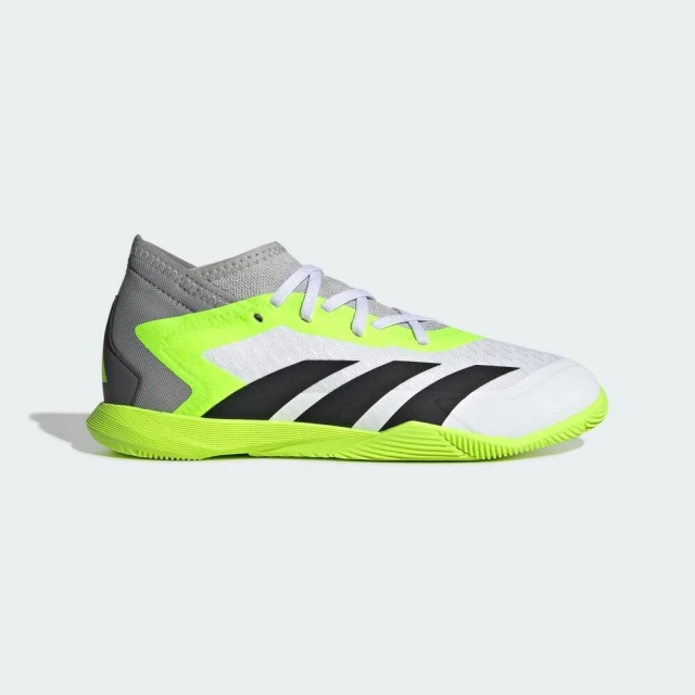 adidas 愛迪達 Predator Accuracy.3 IN J 中童 足球鞋 運動 訓練 室內 白螢黃(IE9449)