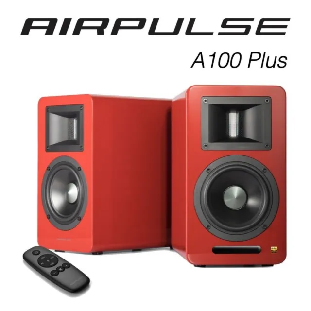 【AIRPULSE】A100Plus主動式喇叭(#音響 #主動喇叭 #桌上喇叭 #2.0聲道 #藍牙喇叭)