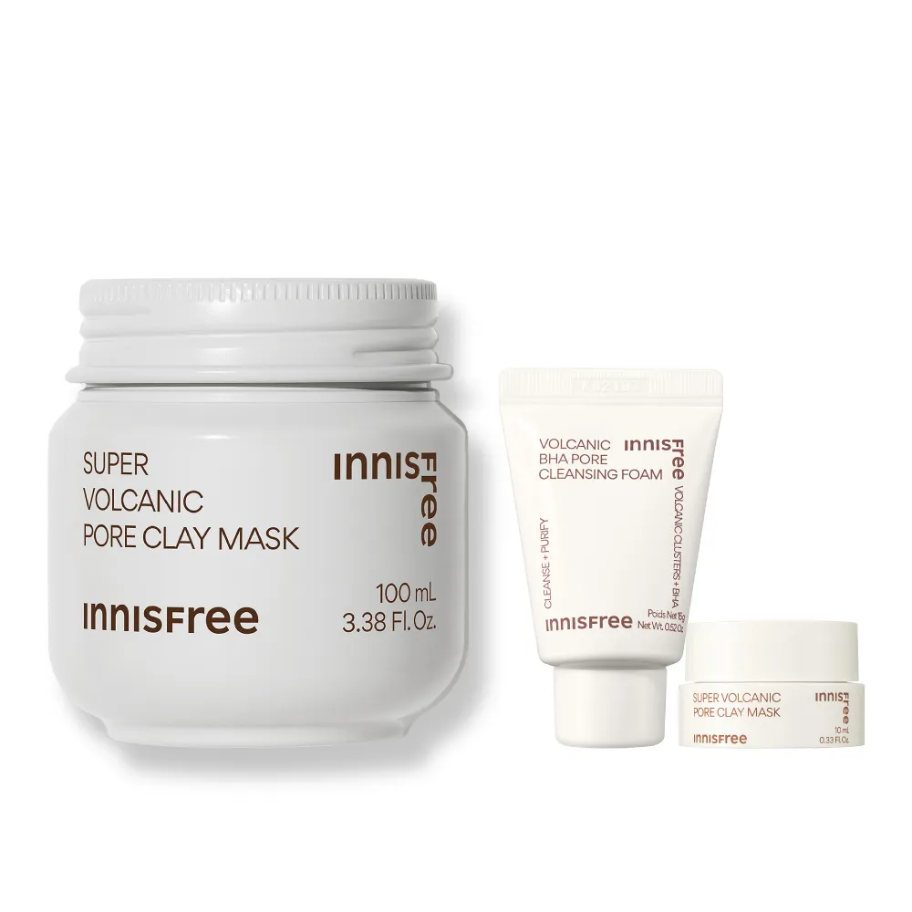 【INNISFREE】超級火山泥毛孔潔淨面膜100ml(粉刺吸塵器)