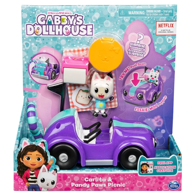 ToysRUs 玩具反斗城 Gabbys Dollhouse蓋比的娃娃屋-風速喵與貓熊喵的野餐派對