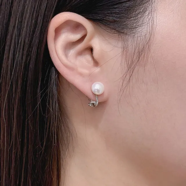 【MiiK】夾式耳環 耳環 無耳洞 淡水珍珠《人魚寶石》(夾式耳環 三角夾 淡水珍珠)