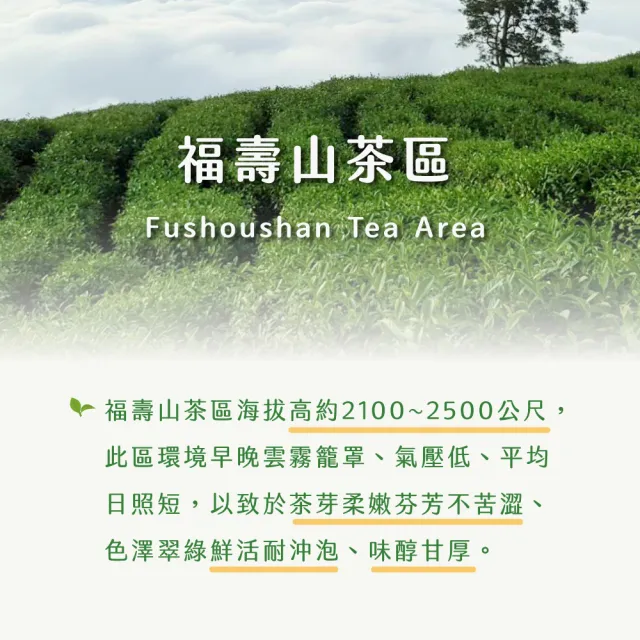 【xiao de tea 茶曉得】特等老饕級福壽梨山烏龍茶葉150gx8包(2斤-型錄品)