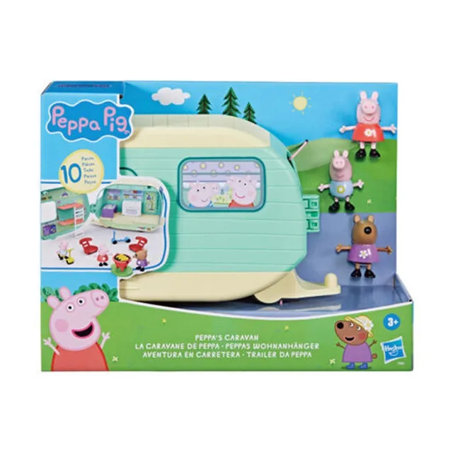 【ToysRUs 玩具反斗城】Peppa Pig 粉紅豬小妹 露營拖車遊戲組