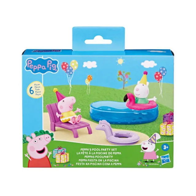 【ToysRUs 玩具反斗城】Peppa Pig 粉紅豬小妹 佩佩豬的泳池派對