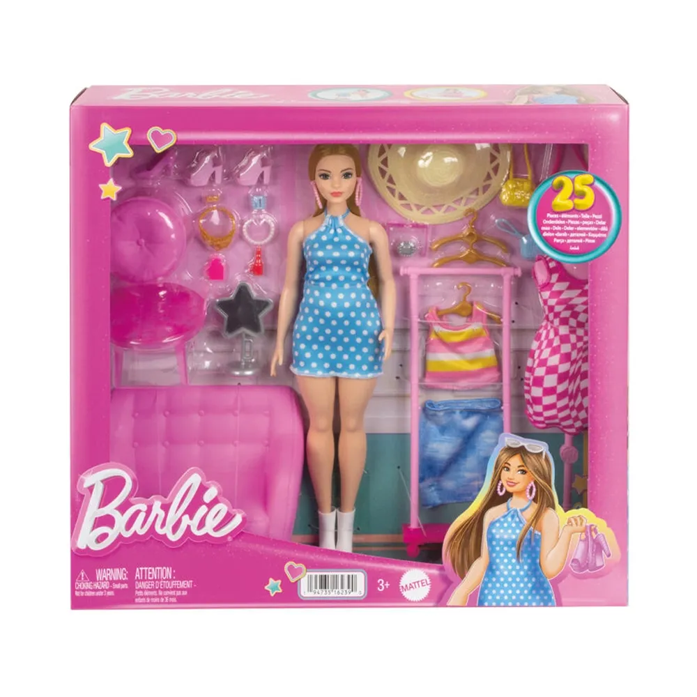 【ToysRUs 玩具反斗城】Barbie芭比人偶套裝遊戲組