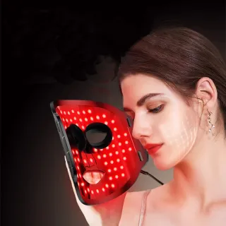 CarryBeauty 複合光波美容儀(LED矽膠光波嫩膚儀  光子面罩  電子面膜 美容儀 母親節禮物)