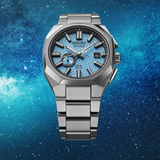 SEIKO 精工 Astron 晨星 限量 鈦 多邊形 GPS衛星定位 萬年曆 太陽能 手錶(3X62-0AD0SD.SSJ021J1SK043)