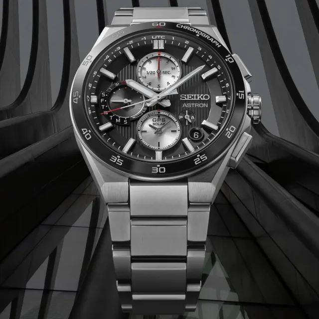 【SEIKO 精工】ASTRON系列 鈦金屬 GPS 太陽能計時腕錶 母親節 禮物 推薦(SSH151J1/5X83-0AA0D)