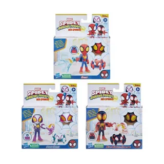 【ToysRUs 玩具反斗城】Spidey 漫威蜘蛛人與他的神奇朋友們 - 4吋動感英雄- 隨機發貨(兒童 玩具 公仔 模型)