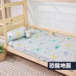 【BOSS BEDDING 小老闆寢具】旗艦3尺3折獨立筒床寢7件組｜學生宿舍組合(折疊床墊+枕頭+床包枕套+保潔墊共七