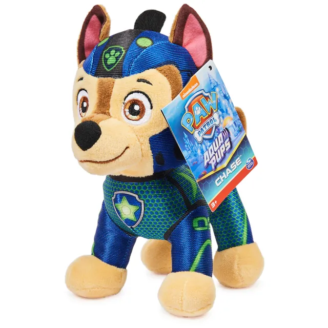 【PAW Patrol 汪汪隊立大功】水行狗狗隊系列8吋絨毛玩偶(汪汪隊絨毛玩具 毛絨狗狗立姿高約17-22.5公分)