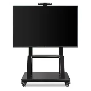 【宅造印象】可移動電視架 落地式電視架-通用32-70吋-雙層置物盤(電視立架 顯示器移動架 熒幕支架)