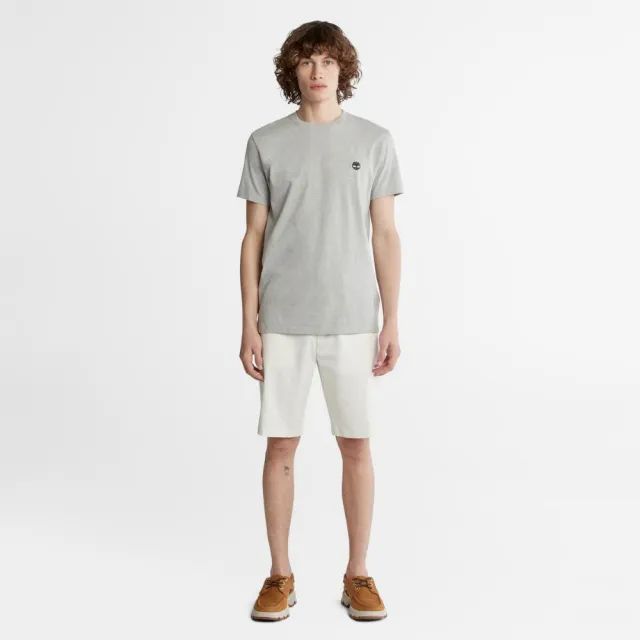 【Timberland】男款中灰色短袖T恤(A2EKJ052)
