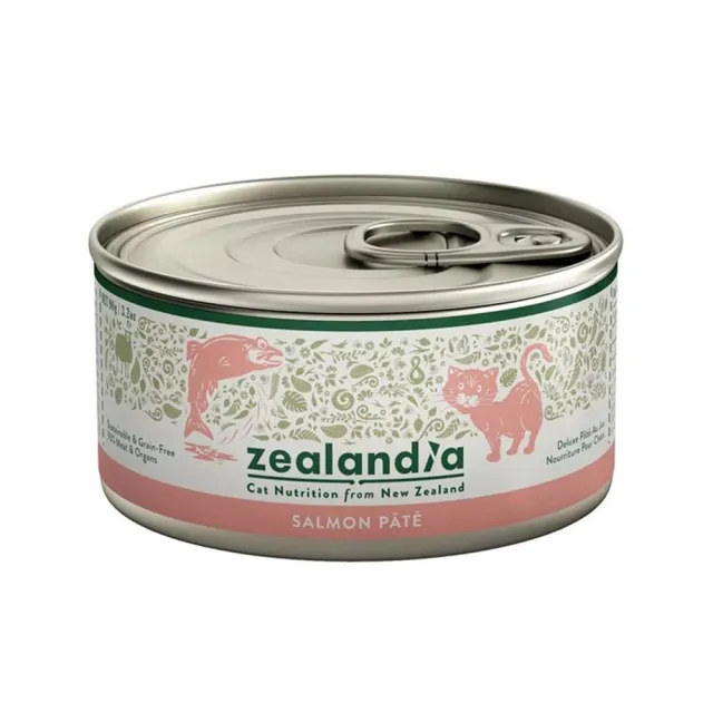 【Zealandia 狂野天廚】貓咪無穀主食罐 3.2oz/90g*12罐組(貓罐、貓主食罐 全齡貓)