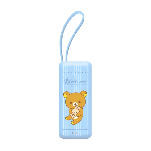 【Rilakkuma 拉拉熊】PRL-114 6000mAh 夾心棒行動電源(自帶線/Type-C專用)