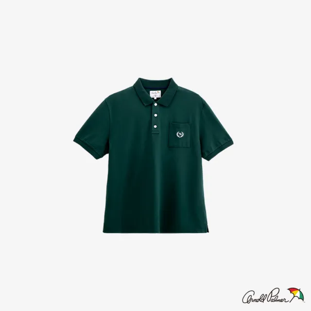 【Arnold Palmer 雨傘】男裝-口袋翻領短袖POLO衫(3色)