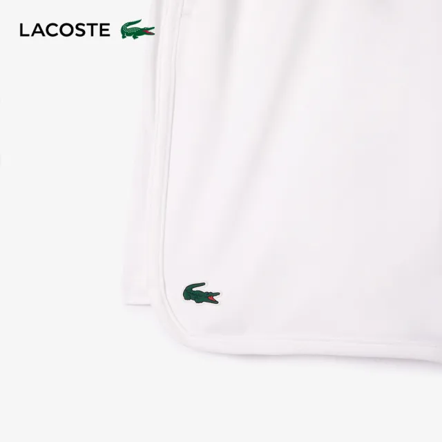 【LACOSTE】男裝-Lacoste Sport x Daniil Medvedev 運動短褲(白色)