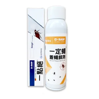 【一點絕】除蟑蠅超值1+1組(30g+568.4ml 德國巴斯夫出品/除蟑螂)