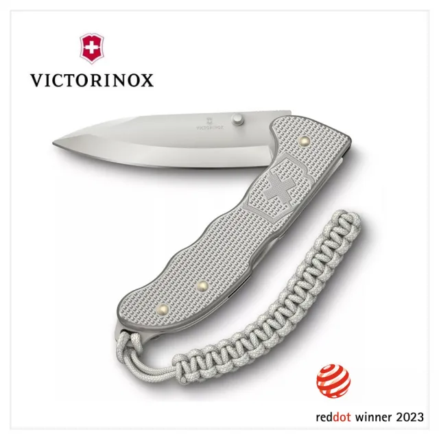 【VICTORINOX 瑞士維氏】Evoke Alox 折疊式獵刀 136mm/4用(0.9415)