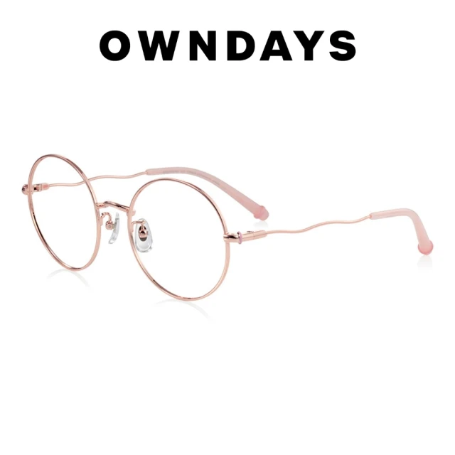 OWNDAYS lillybell系列 日系個性圓框金屬光學眼鏡(LB1017G-4S C2)